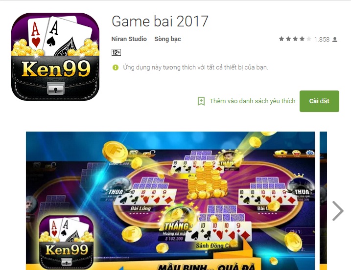 Tải Ken99-  game bài mới ra mắt và vô cùng đẳng cấp icon