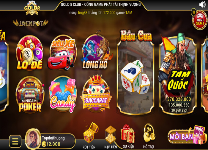 Gold8 Club – Cổng game đổi thưởng uy tín số 1 - Chơi game bài đổi thưởng online lớn nhất Việt Nam