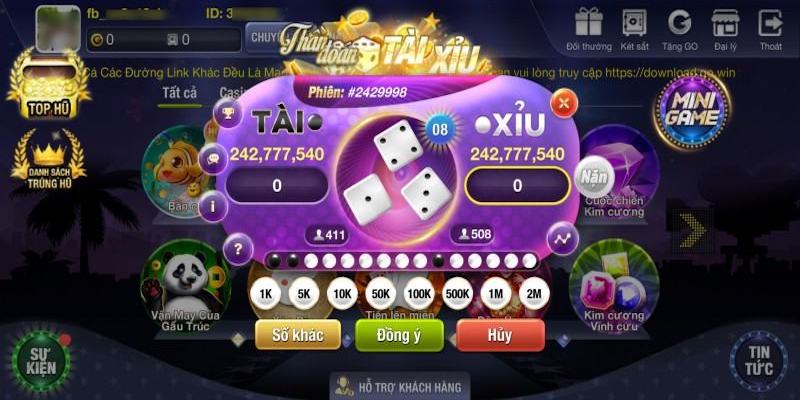Khám phá thông tin về game tài xỉu rút tiền mặt